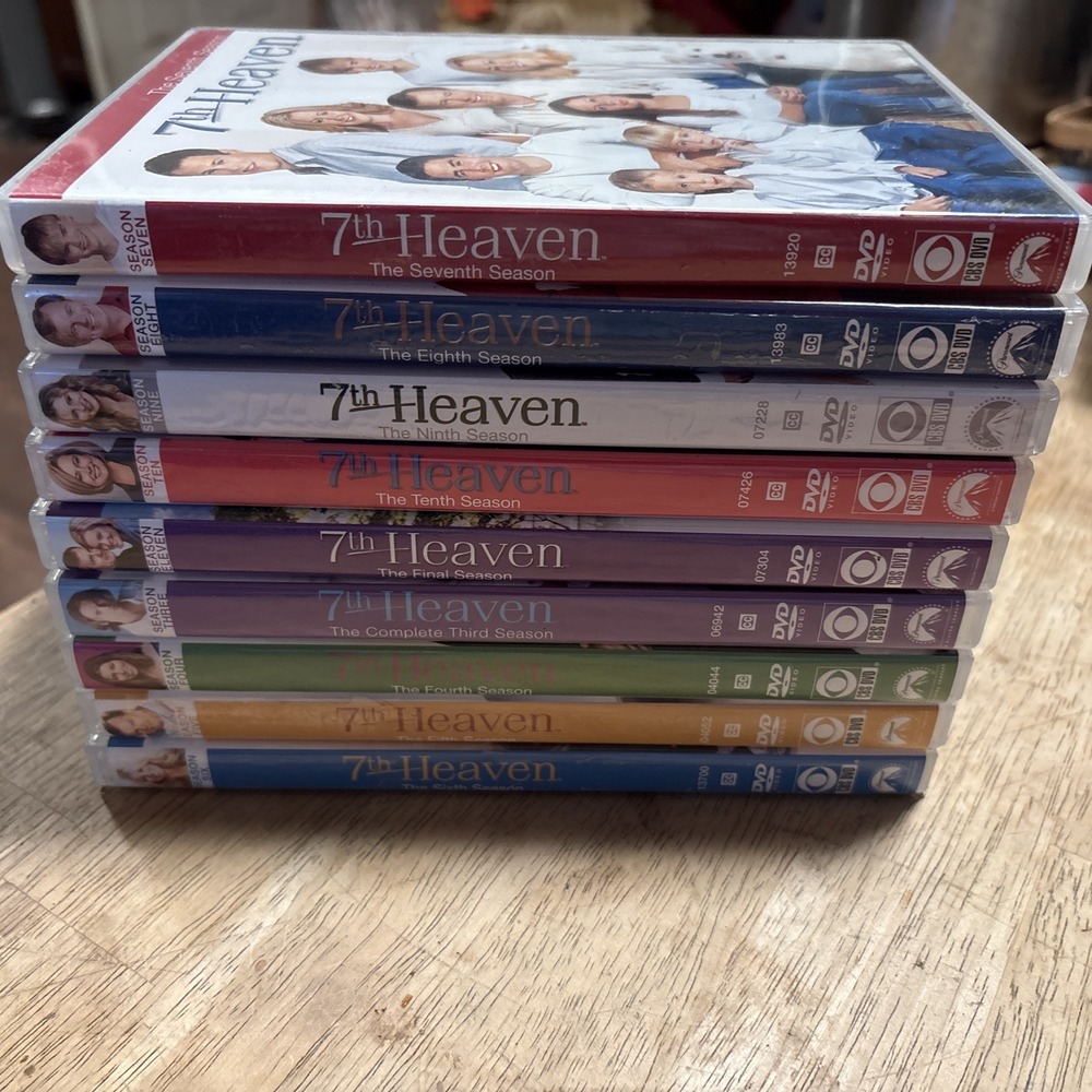 7th Heaven Seasons 3-11 DVD Lot TV Series Drama Jessica Biel Paramount